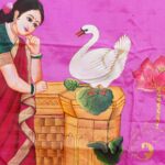 Damayanti Handpainted Pattu Saree - Image 4
