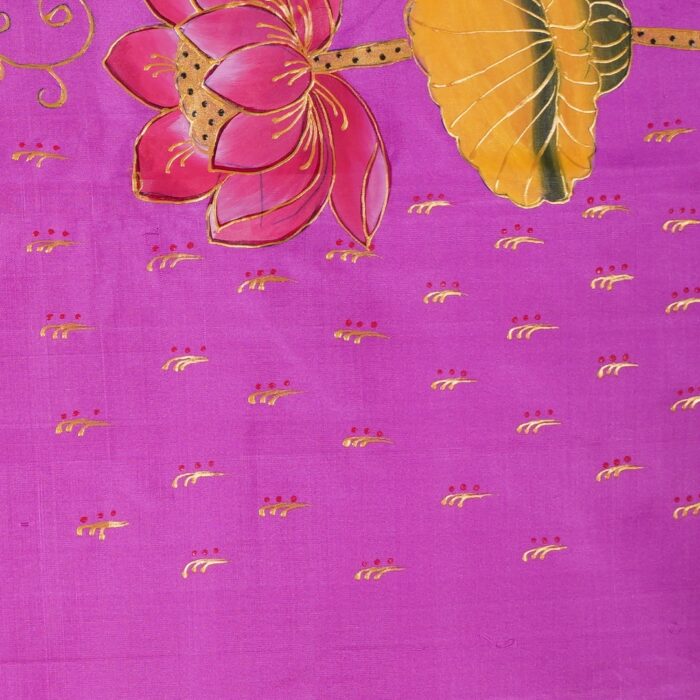 Damayanti Handpainted Pattu Saree - Image 3